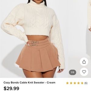 Cozy Bonds Cable Knit Sweater